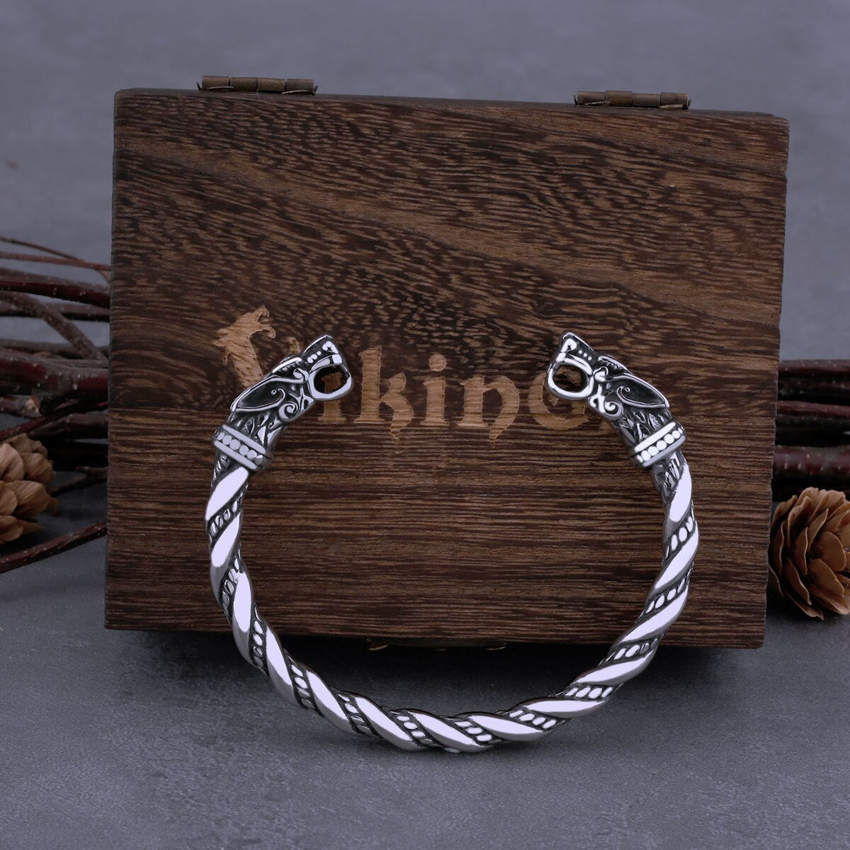 Pulseira Viking - GANHE CAIXA PERSONALIZADA