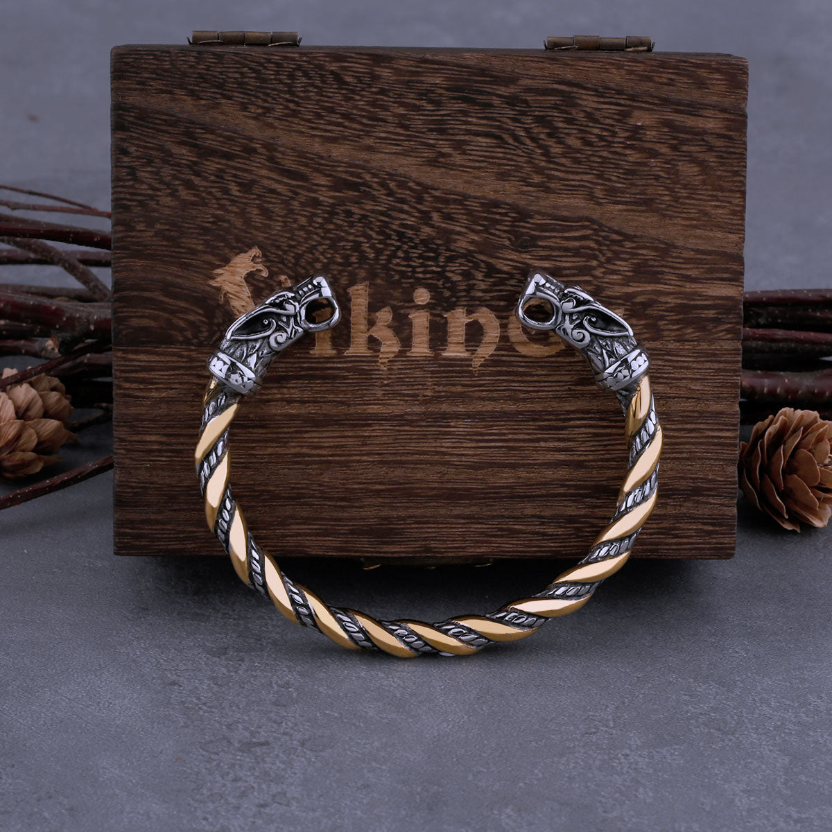 Pulseira Viking - GANHE CAIXA PERSONALIZADA