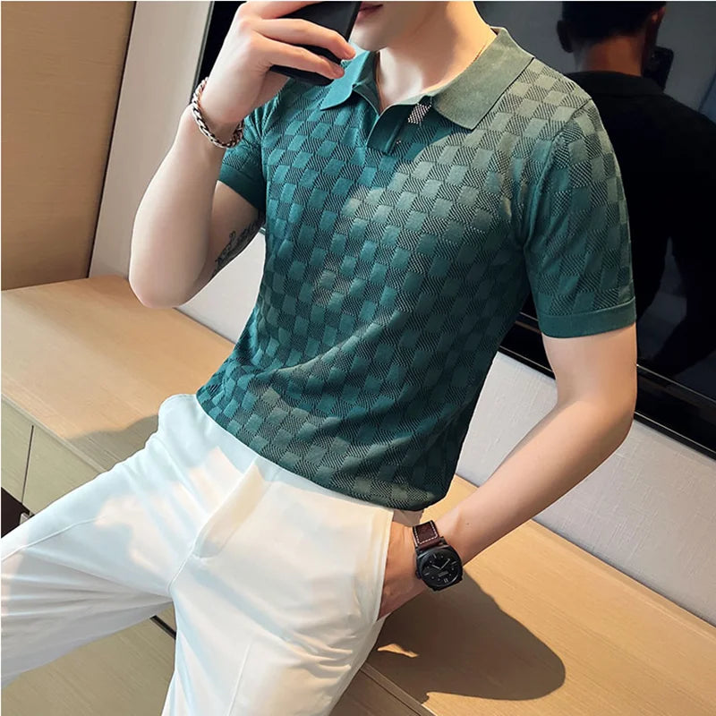 Camisa Polo Xadrez