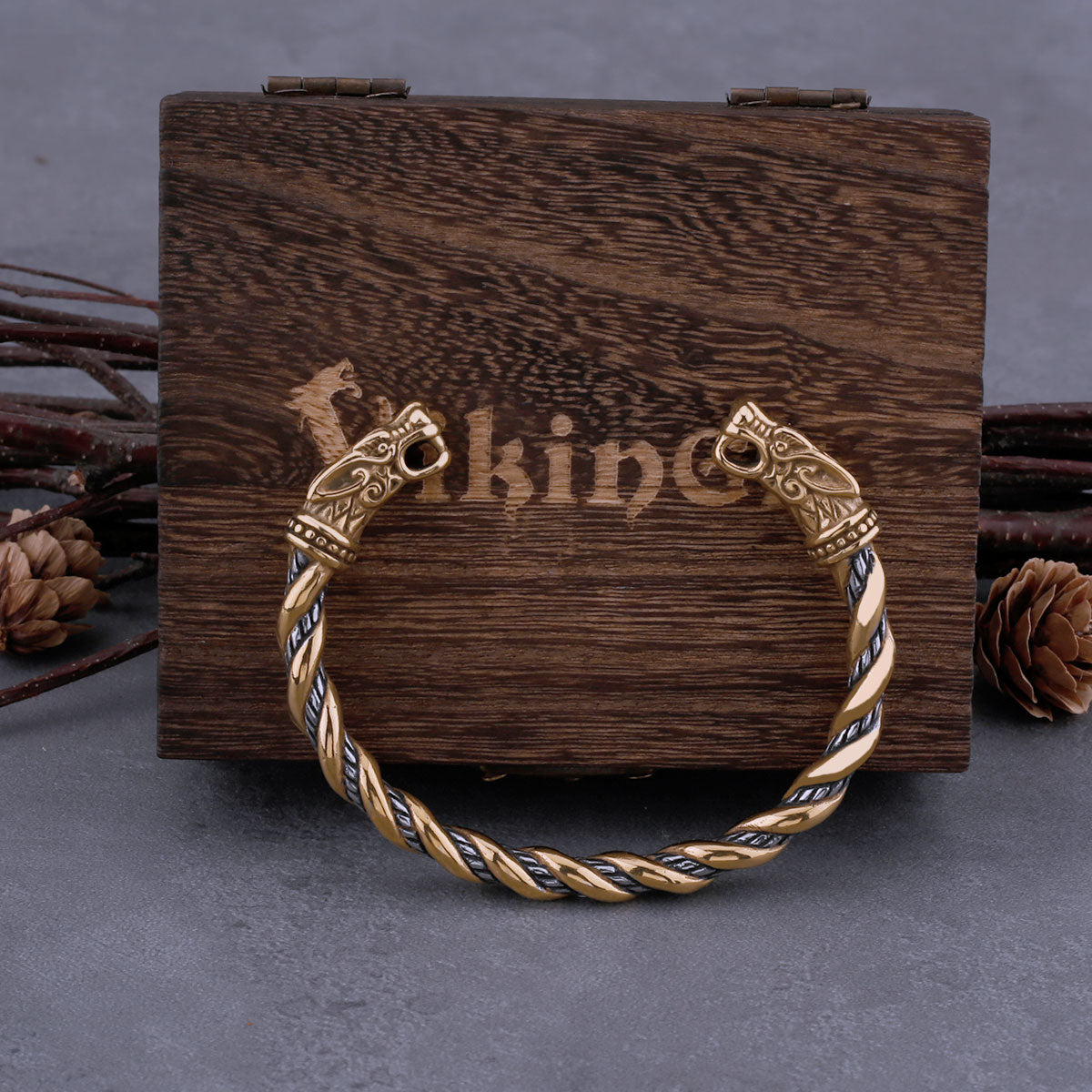 Pulseira Viking - GANHE CAIXA PERSONALIZADA